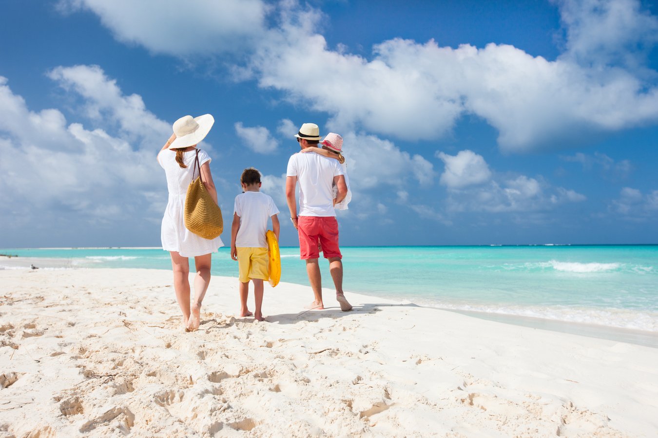 Family beach vacation